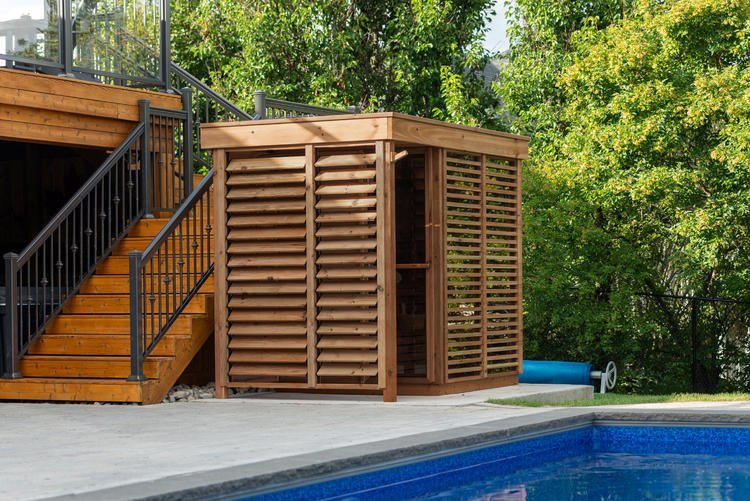 1954_Pure_Cube_Collection_outdoor_sauna_with_shower_stall.71215435d9c198c0e4f6f19940ba9475