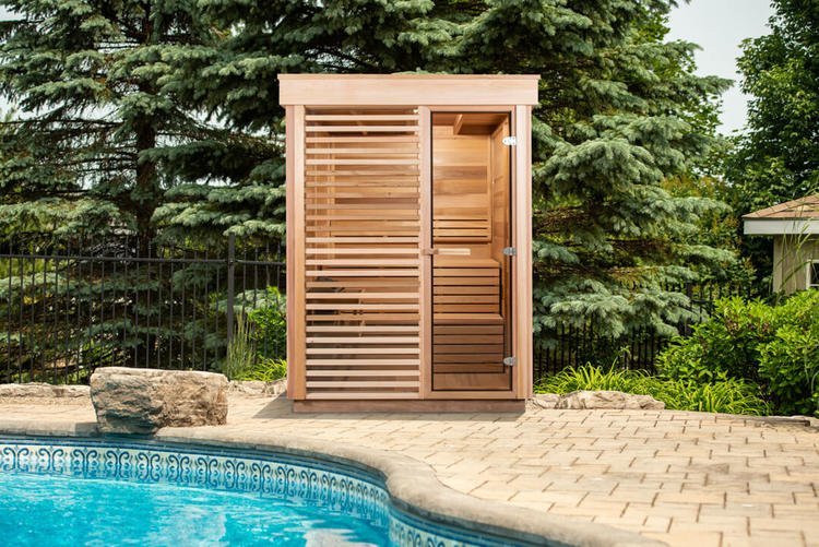 Pure Cube Outdoor Sauna | CU552 – Hydropool CI Ltd
